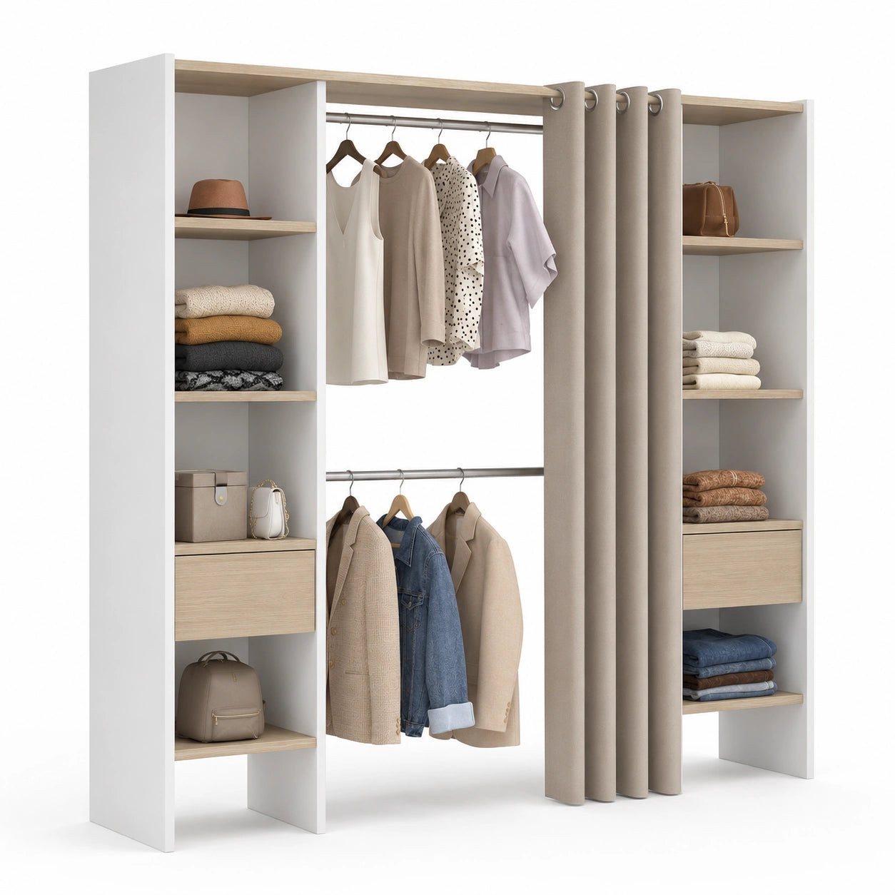 dressing-extensible-double-avec-etageres-et-penderie-wbilbf5497ej