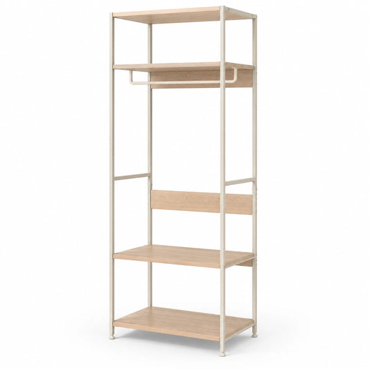 armoire-ouverte-avec-portevetements-et-etageres-60x40x175-cm-metal-et-bois-capacite-30-kg-faihjr5433qz
