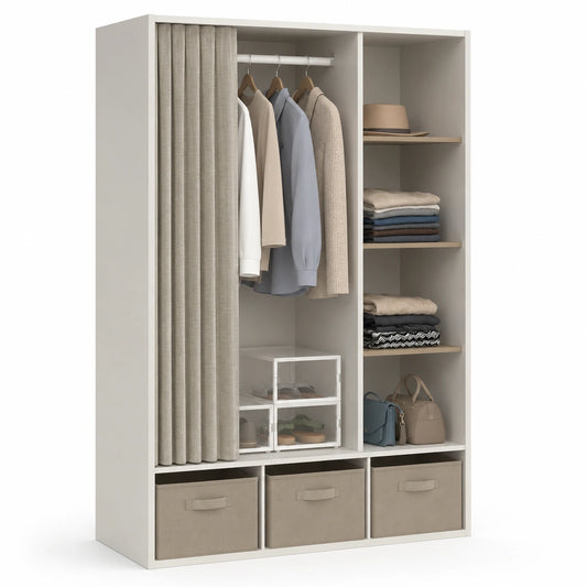 dressing-avec-etageres-et-rideau-taupe-105-x-45-x-167-cm-cueela5509vo