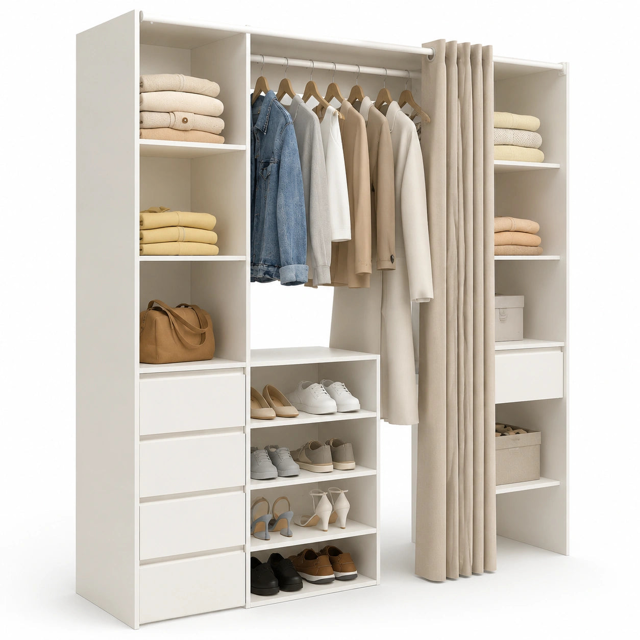 dressing-ajustable-avec-tiroirs-etageres-et-rideau-gris-yxrdta5486oj