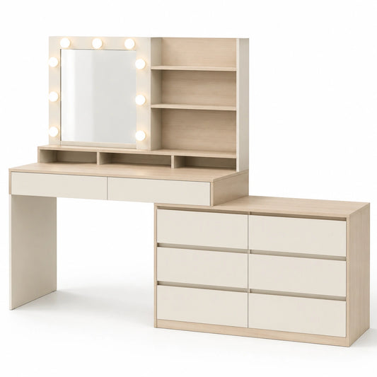 coiffeuse-blanche-avec-miroir-led-et-tiroirs-eclairage-reglable-rymqfm5503em