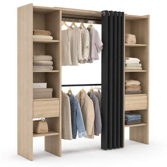 dressing-extensible-avec-etageres-et-rideau-noir-120180-x-50-x-180-cm-nfxrvl5520yq