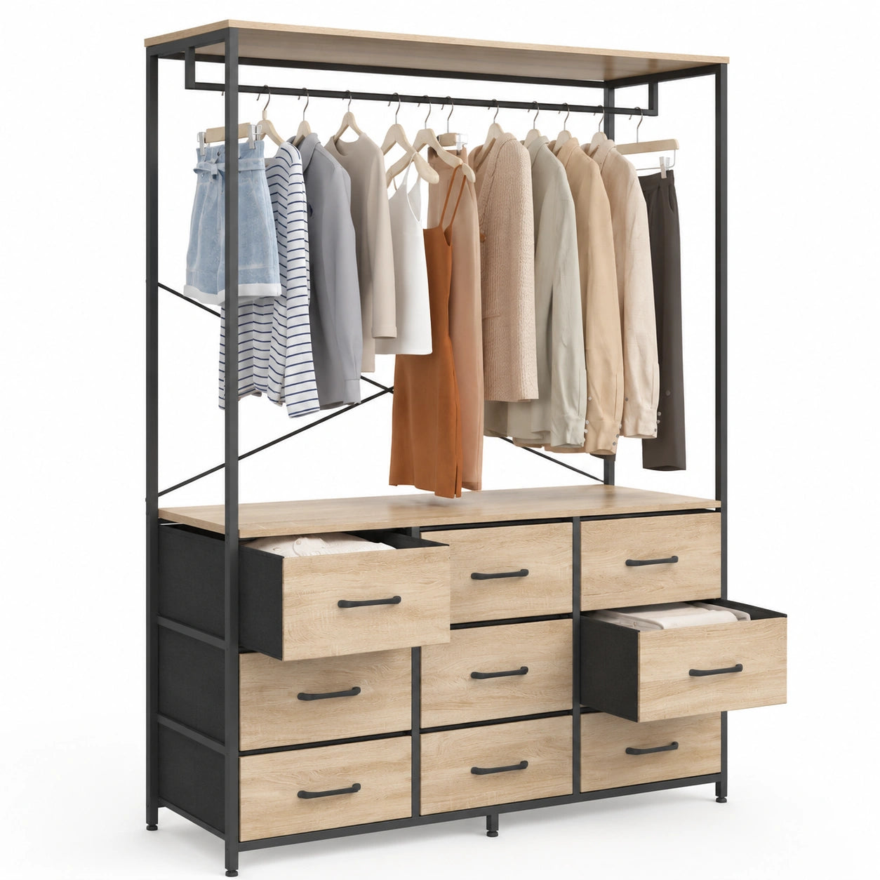 dressing-penderie-avec-9-bacs-en-tissu-bois-et-noir-uooiww5522uo
