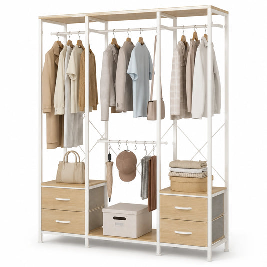 armoire-de-rangement-110-cm-avec-tiroirs-en-tissu-et-crochets-yvgpid5552hk