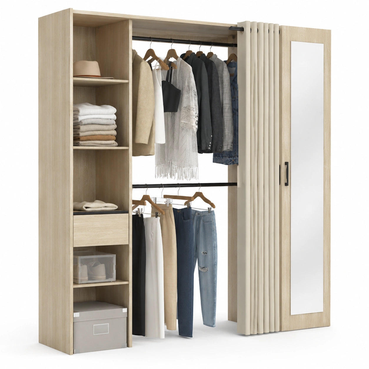 dressing-modulable-avec-etageres-et-miroir-elfitv5489sk